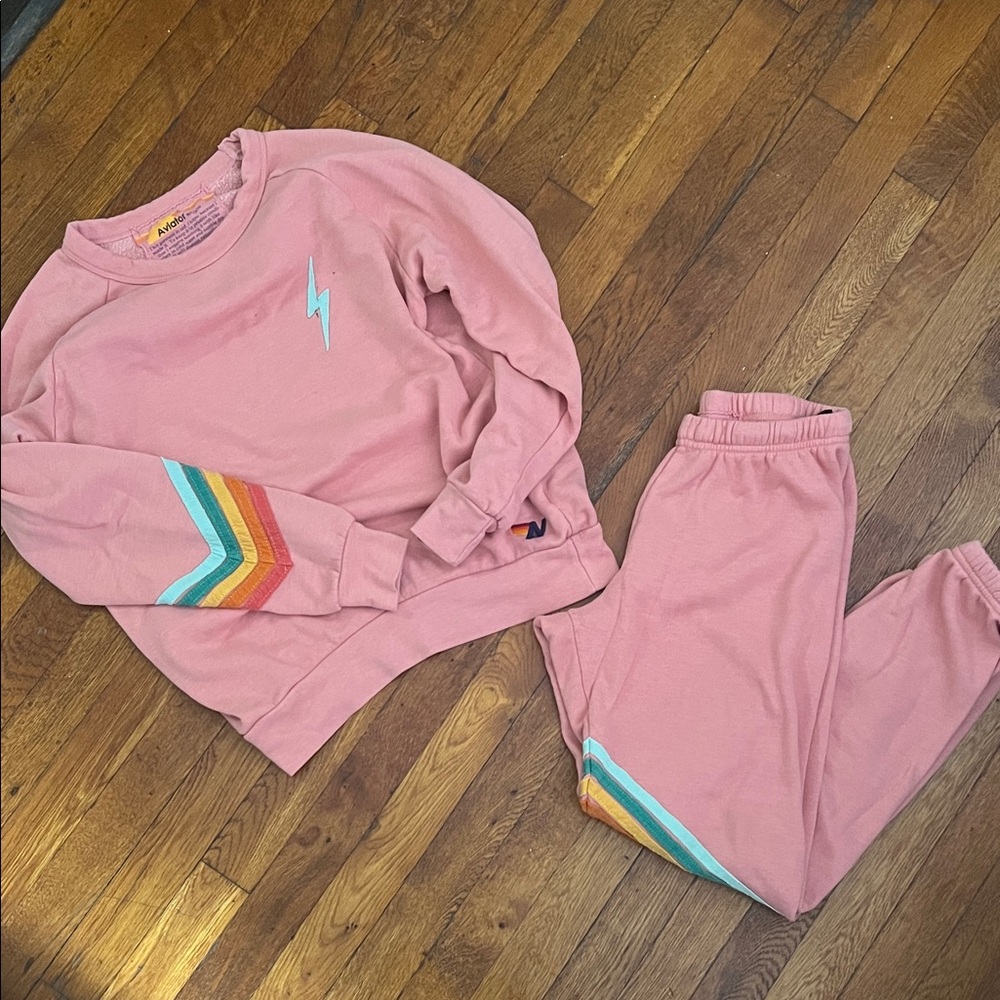 Aviator Nation Sweatshirt and Joggers Set